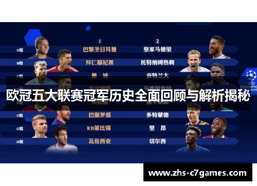 欧冠五大联赛冠军历史全面回顾与解析揭秘