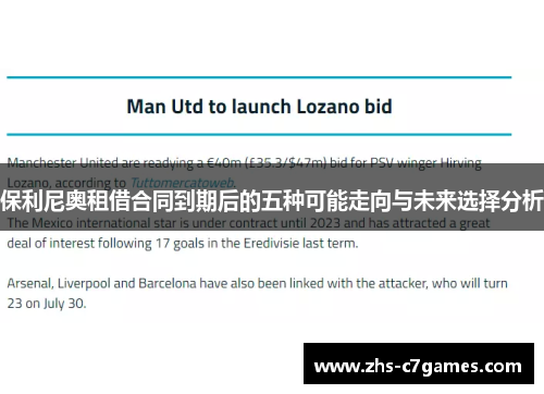 保利尼奥租借合同到期后的五种可能走向与未来选择分析