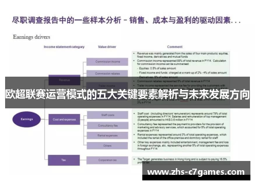 欧超联赛运营模式的五大关键要素解析与未来发展方向 欧超联赛运营模式的五大关键要素解析与未来发展方向